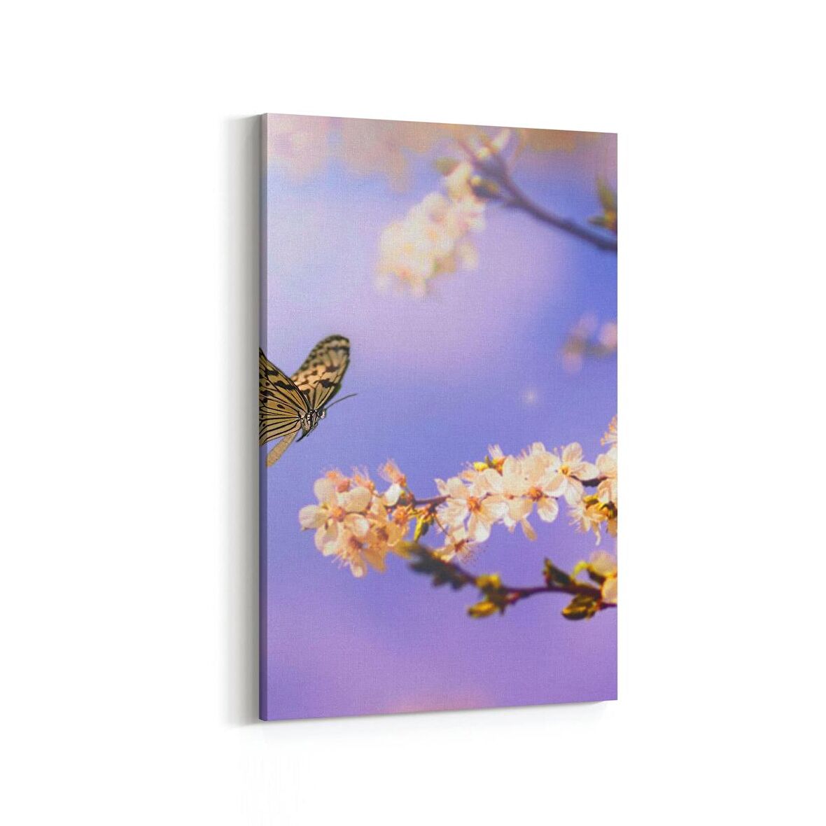 Olla 10542D Ağaç Görseli Dikey Kanvas Tablo (Ölçü: 100X150)