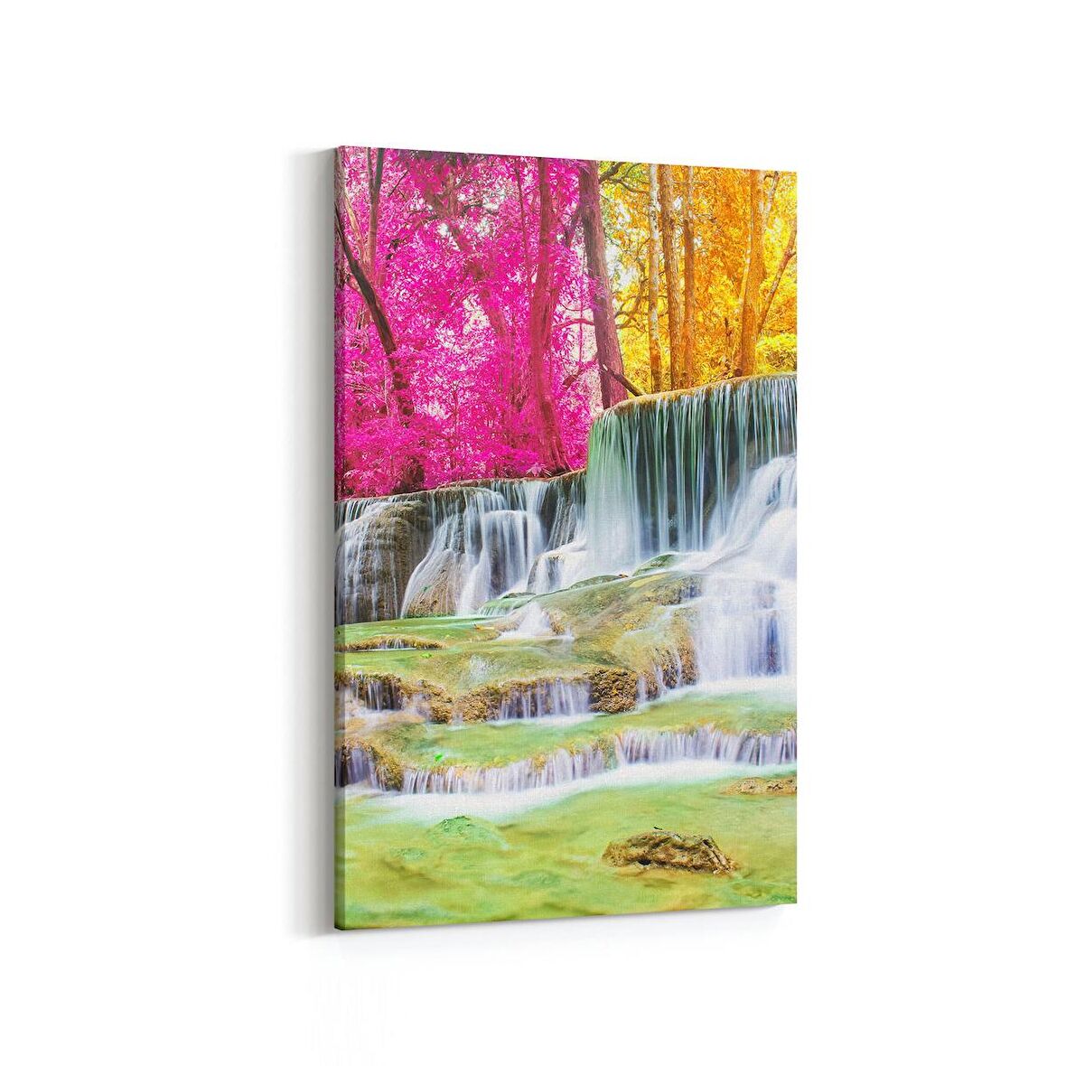 Olla 14428D Doğa / Manzara Görseli Dikey Kanvas Tablo (Ölçü: 60X90)