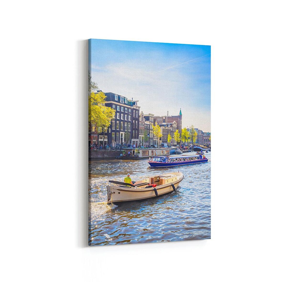 Olla 18855D Yapı Görseli Dikey Kanvas Tablo (Ölçü: 60X90)