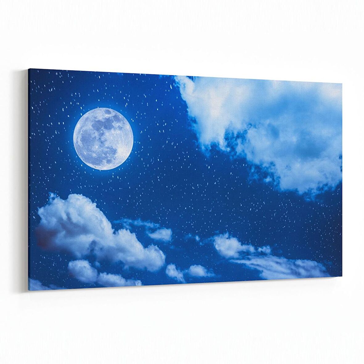 Olla 14843Y Gece Gökyüzü Görseli Yatay Kanvas Tablo (Ölçü: 90X60)