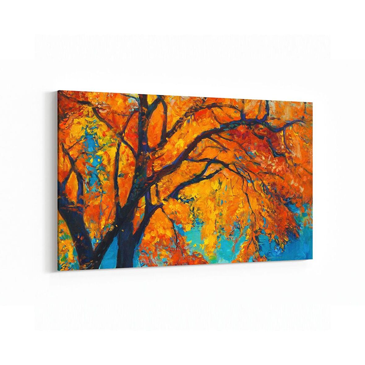 Olla 17744Y Yağlı Boya Görseli Yatay Kanvas Tablo (Ölçü: 90X60)