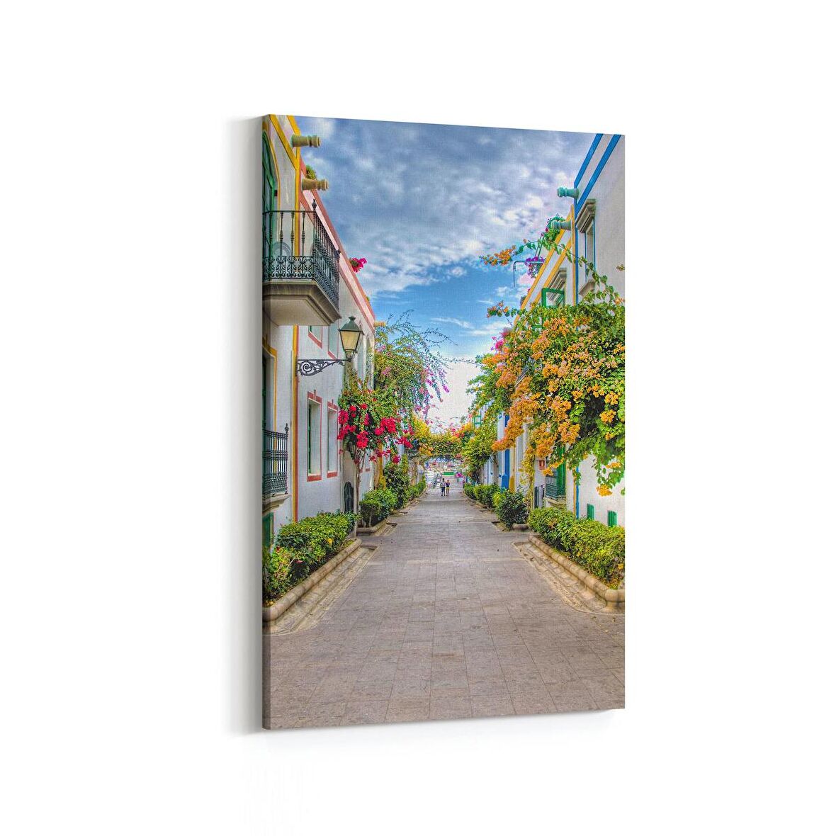 Olla 18129D Yapı Görseli Dikey Kanvas Tablo (Ölçü: 100X150)