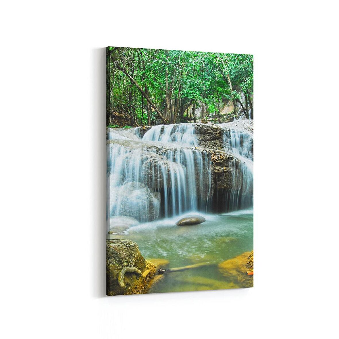 Olla 14601D Doğa / Manzara Görseli Dikey Kanvas Tablo (Ölçü: 70X105)