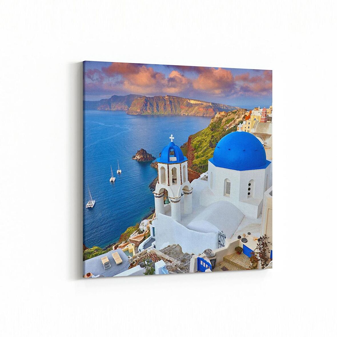 Olla 17881K Yapı Görseli Kare Kanvas Tablo (Ölçü: 60X60)