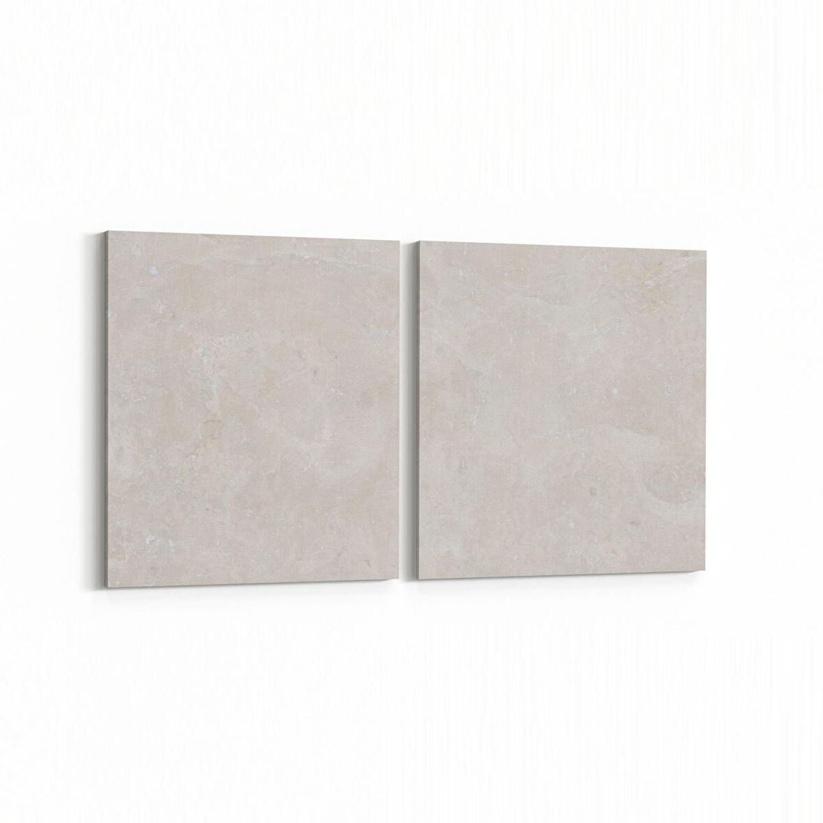 Olla 16702K2Y Mermer Desen Görsel Kare 2'li Yatay Kanvas Tablo (Ölçü: 85X40)