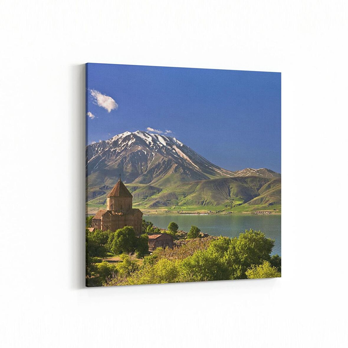 Olla 14547K Doğa / Manzara Görseli Kare Kanvas Tablo (Ölçü: 25X25)