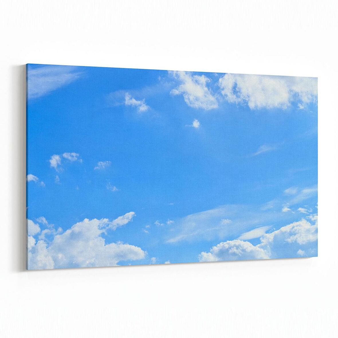 Olla 15725Y Gökyüzü Bulut Görseli  Yatay Kanvas Tablo (Ölçü: 90X60)