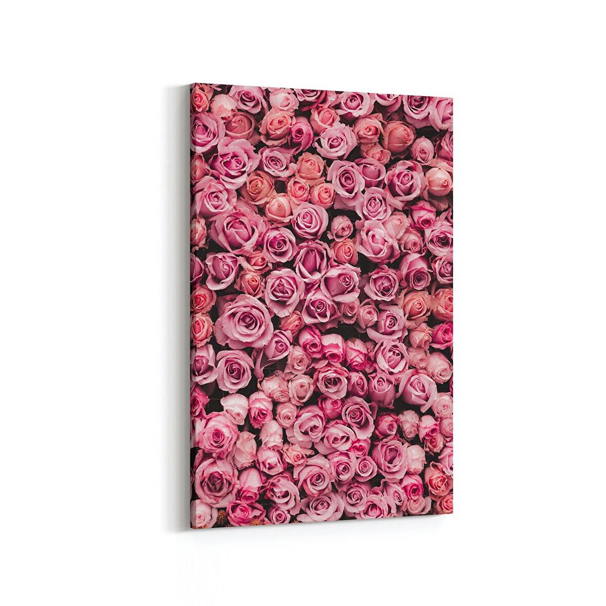 Olla 11627D Çiçek Görseli Dikey Kanvas Tablo (Ölçü: 60X90)