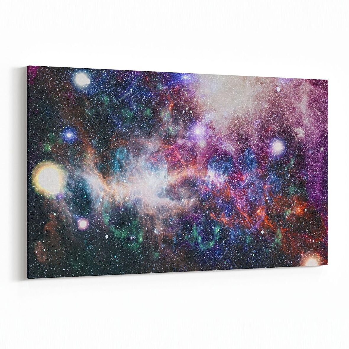 Olla 14864Y Gece Gökyüzü Görseli Yatay Kanvas Tablo (Ölçü: 30X20)