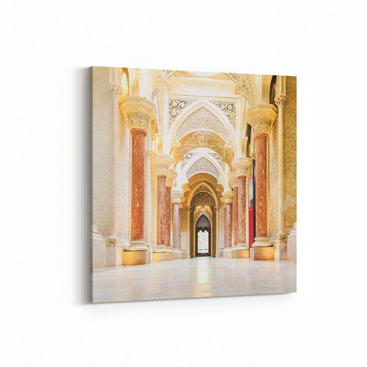 Olla 18333K4 Yapı Görseli Kare 4'lü Kanvas Tablo (Ölçü: 145X145)