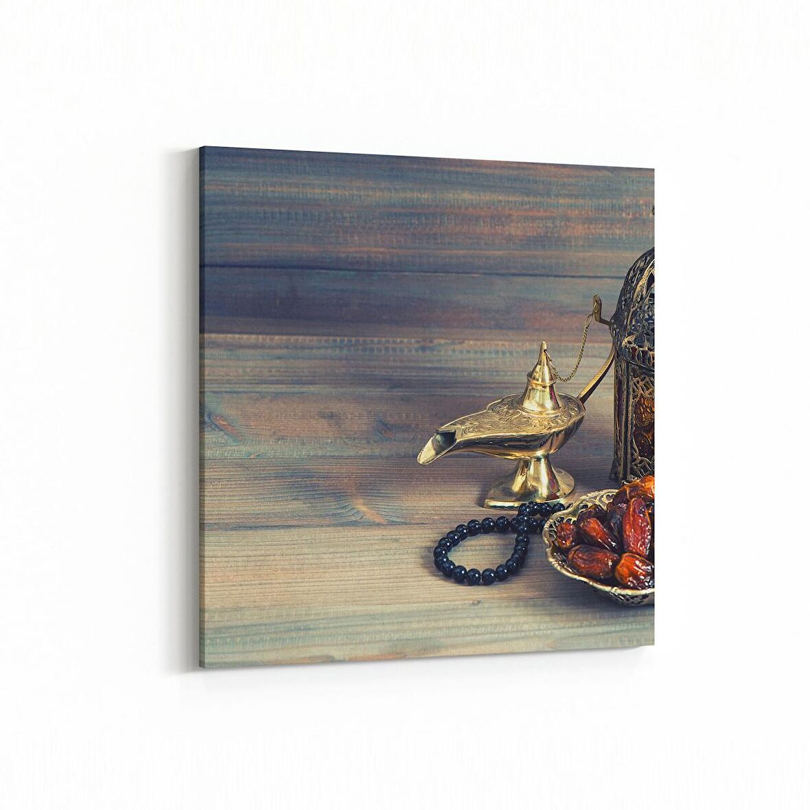 Olla 15114K Gıda Görseli Kare Kanvas Tablo (Ölçü: 25X25)