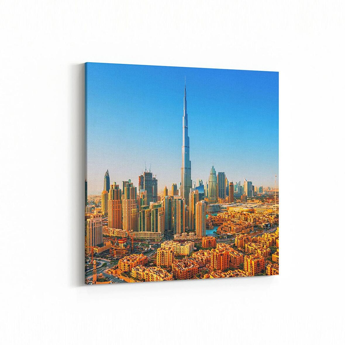 Olla 18858K Yapı Görseli Kare Kanvas Tablo (Ölçü: 25X25)