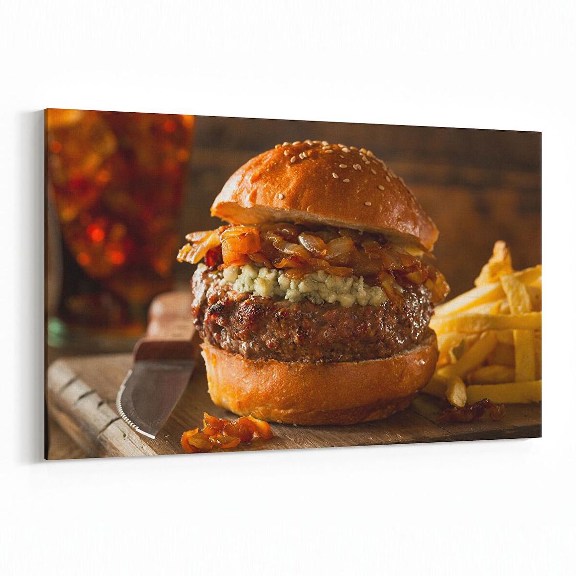 Olla 15145Y Gıda Görseli Yatay Kanvas Tablo (Ölçü: 70X50)