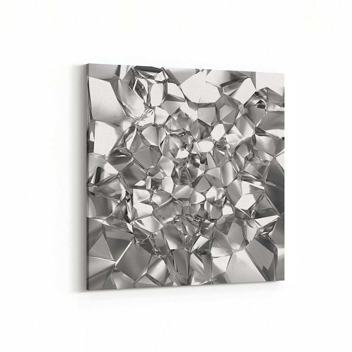 Olla 10090K Abstract Görsel Kare Kanvas Tablo (Ölçü: 25X25)