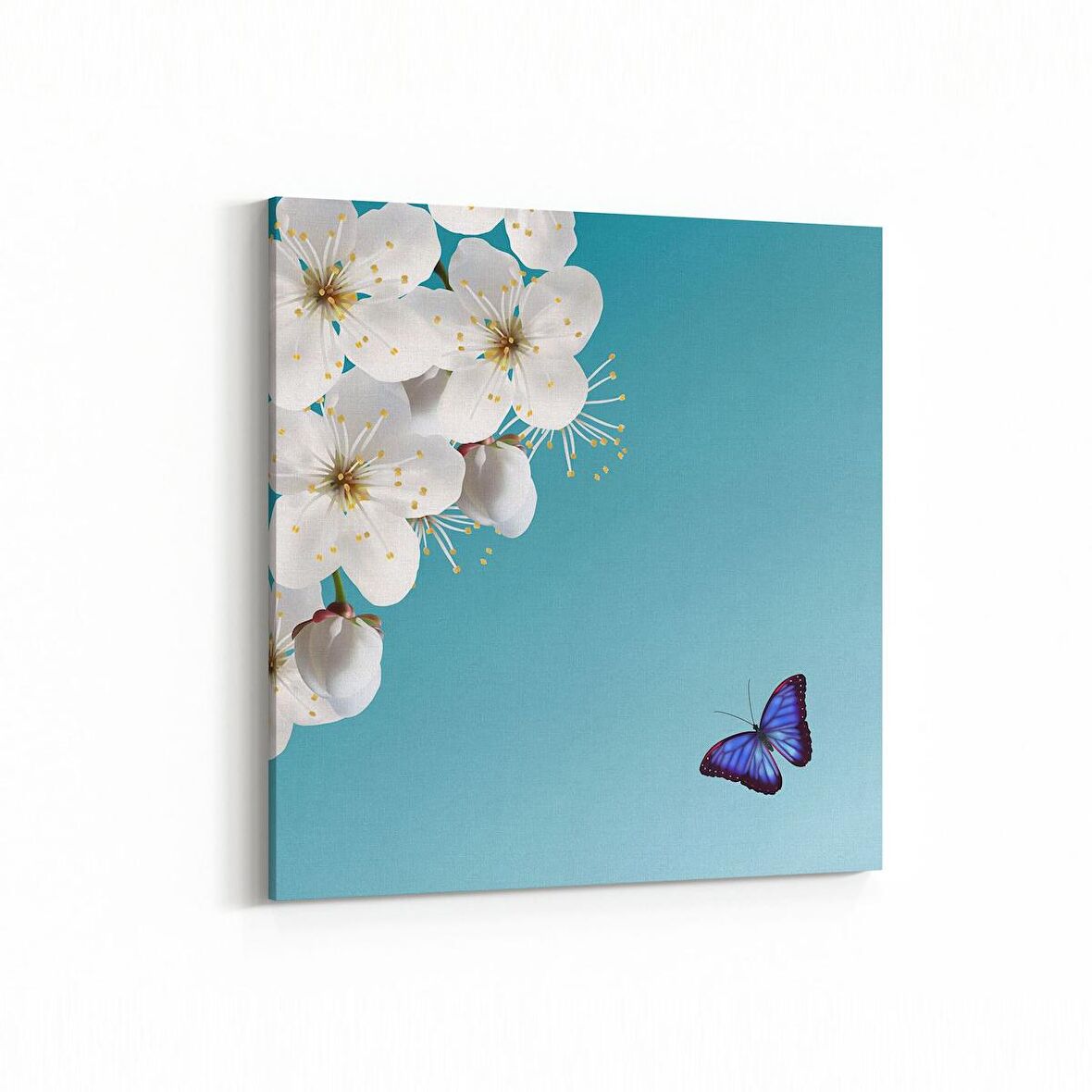 Olla 10536K Ağaç Görseli Kare Kanvas Tablo (Ölçü: 25X25)