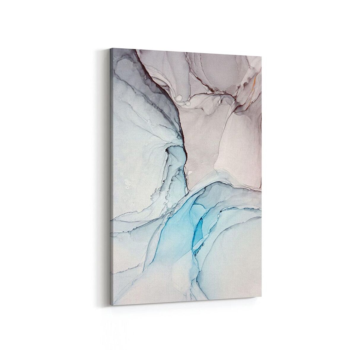 Olla 16661D Mermer Desen Görsel Dikey Kanvas Tablo (Ölçü: 20X30)