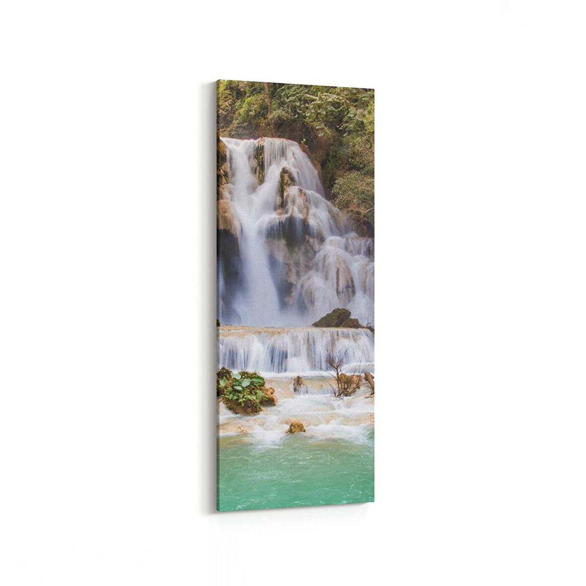 Olla 14230DI Doğa / Manzara Görseli Dikey İnce Kanvas Tablo (Ölçü: 40X120)