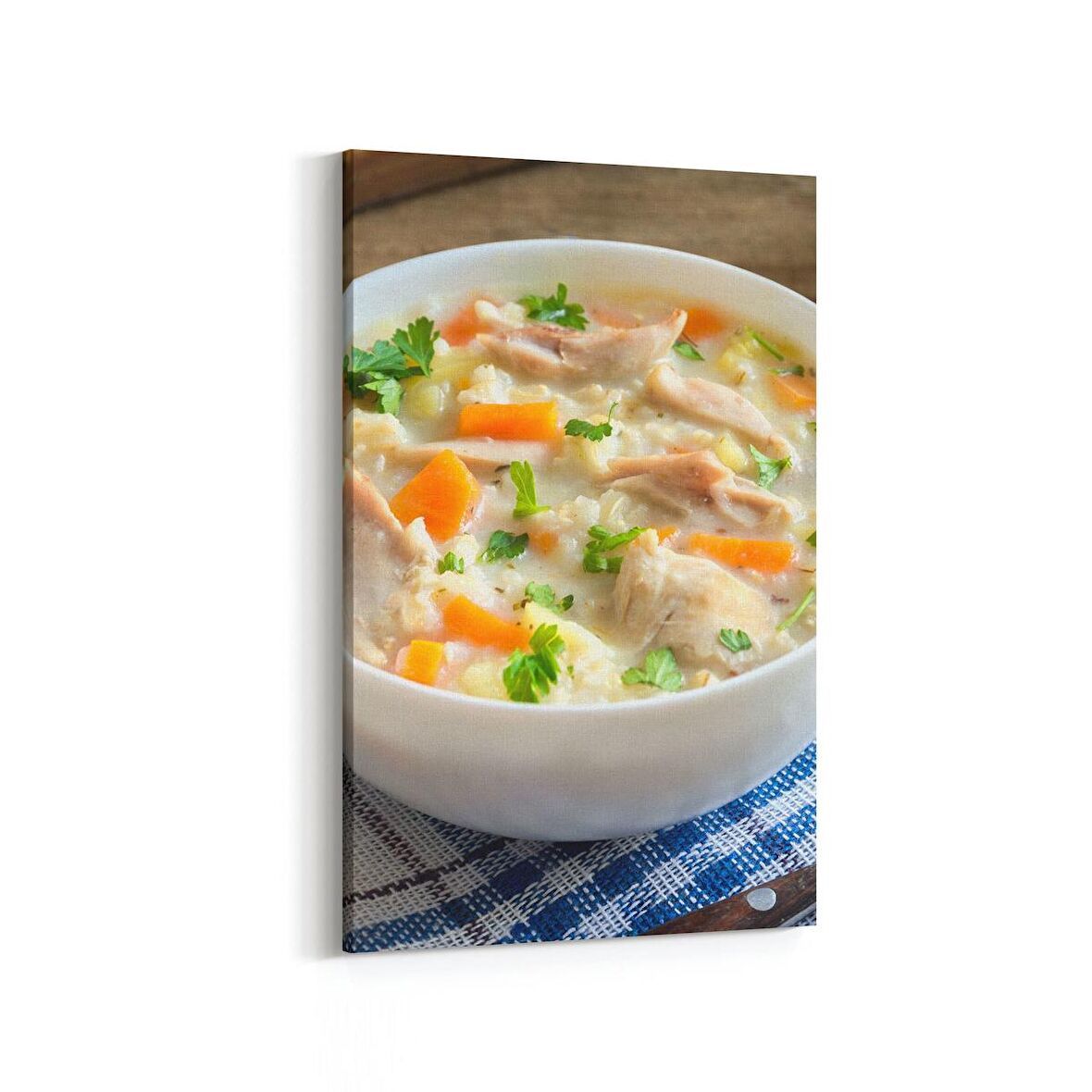 Olla 15294D Gıda Görseli Dikey Kanvas Tablo (Ölçü: 70X105)