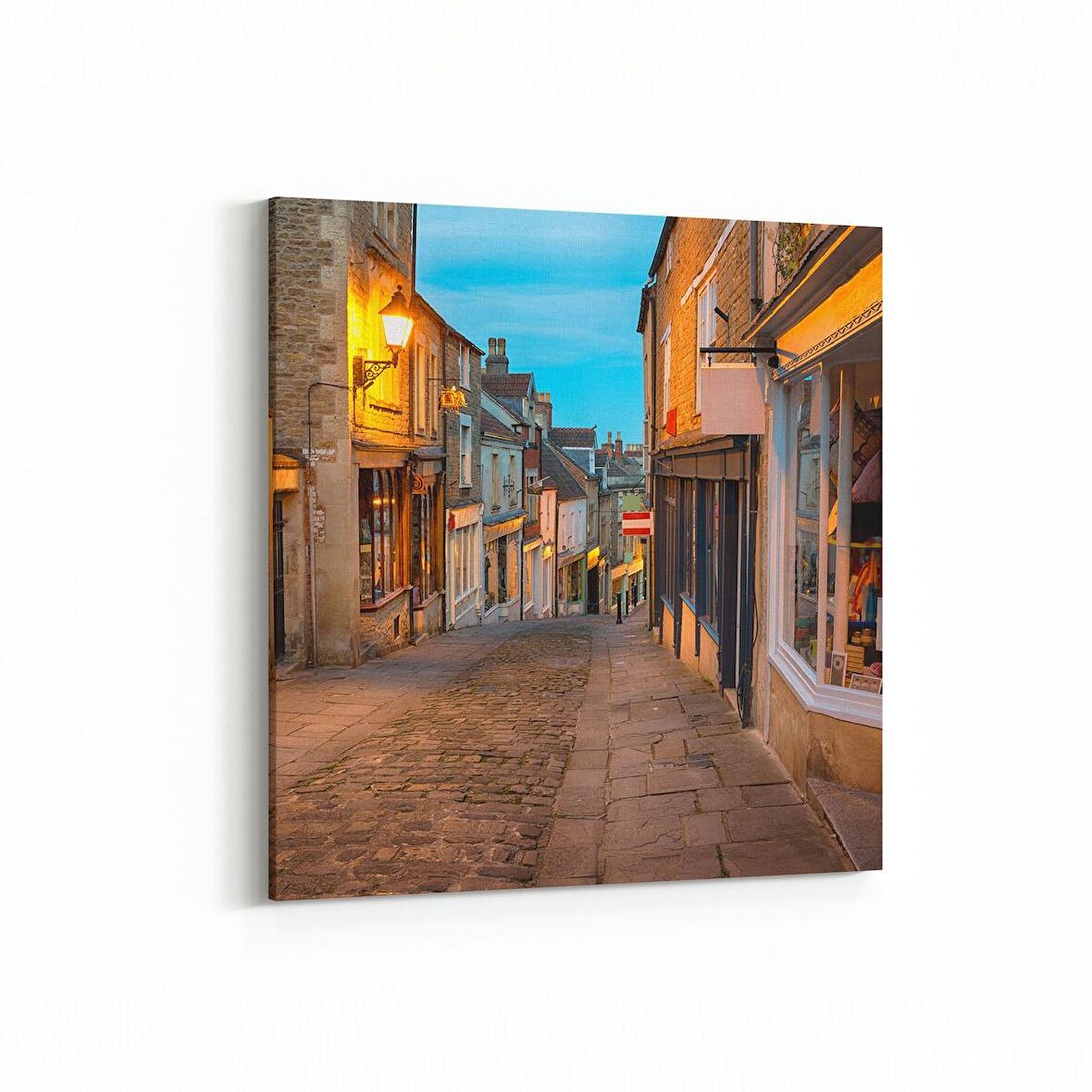 Olla 18642K Yapı Görseli Kare Kanvas Tablo (Ölçü: 25X25)