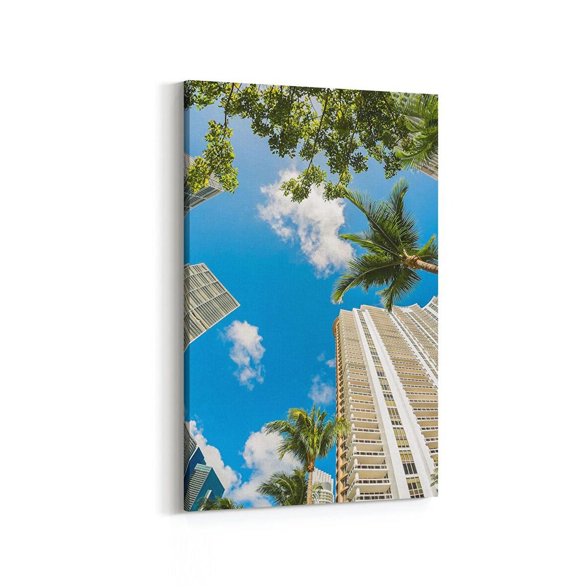 Olla 18233D Yapı Görseli Dikey Kanvas Tablo (Ölçü: 60X90)