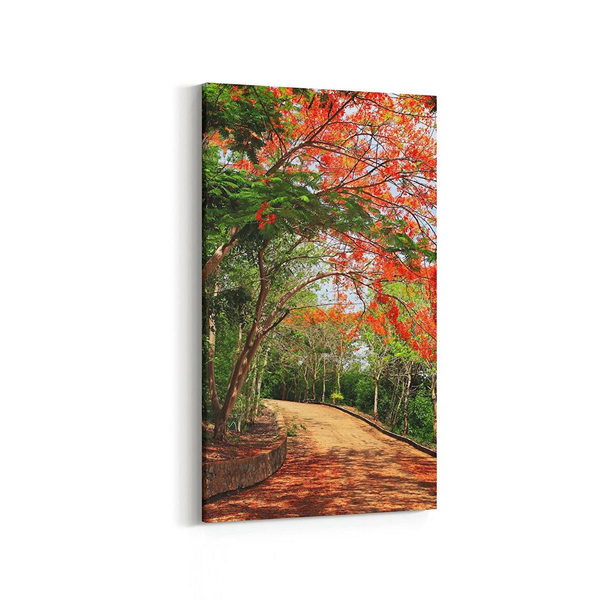 Olla 13489DD Doğa / Manzara Görseli Dikey Dar Kanvas Tablo (Ölçü: 30X60)