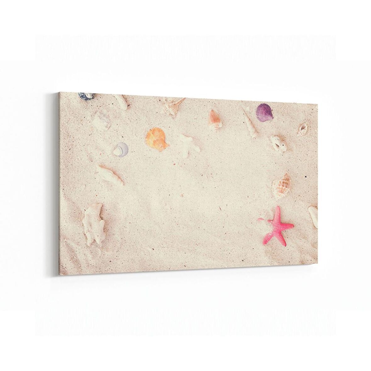 Olla 16558Y Kumsal / Sahil Görseli Yatay Kanvas Tablo (Ölçü: 90X60)