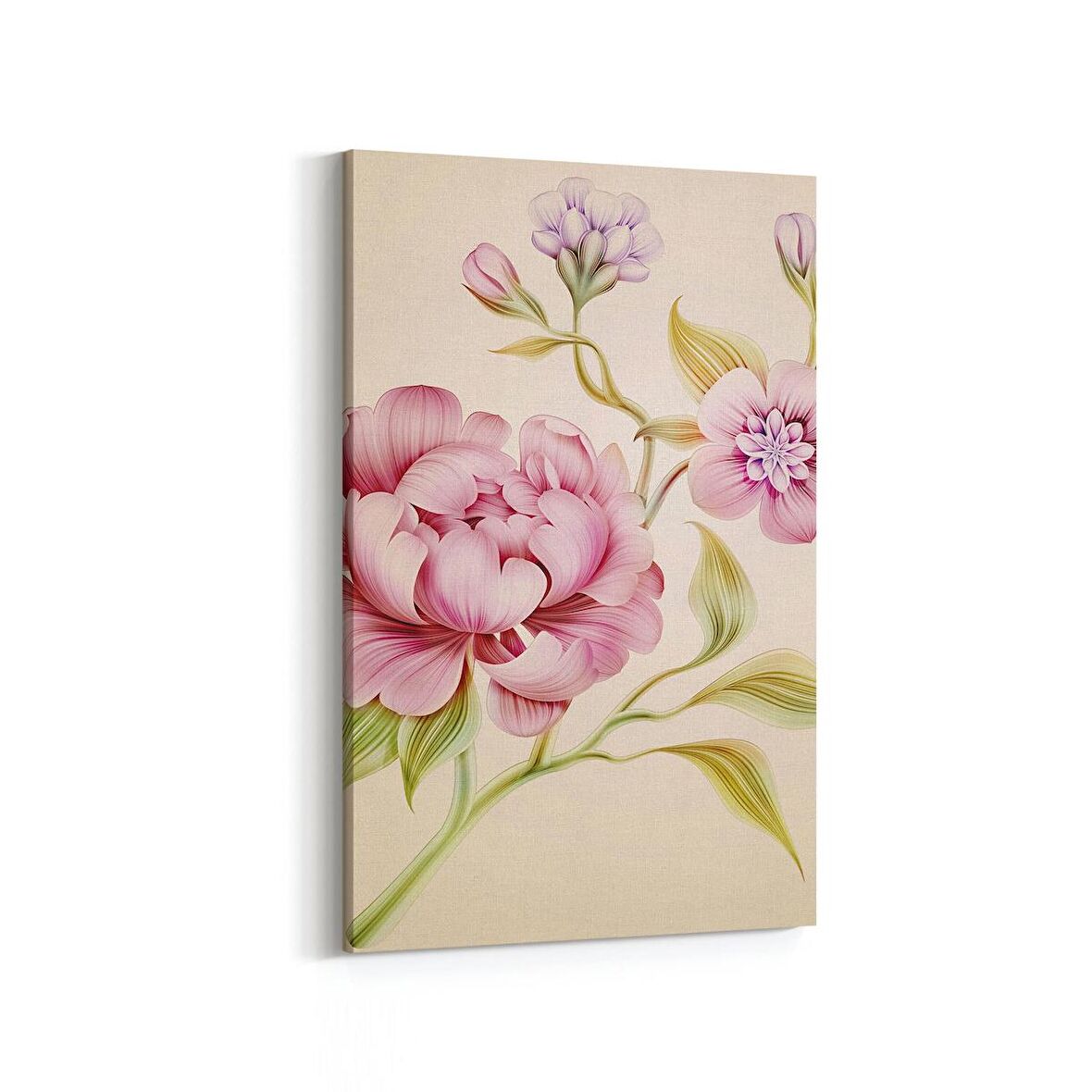 Olla 17719D Yağlı Boya Görseli Dikey Kanvas Tablo (Ölçü: 60X90)