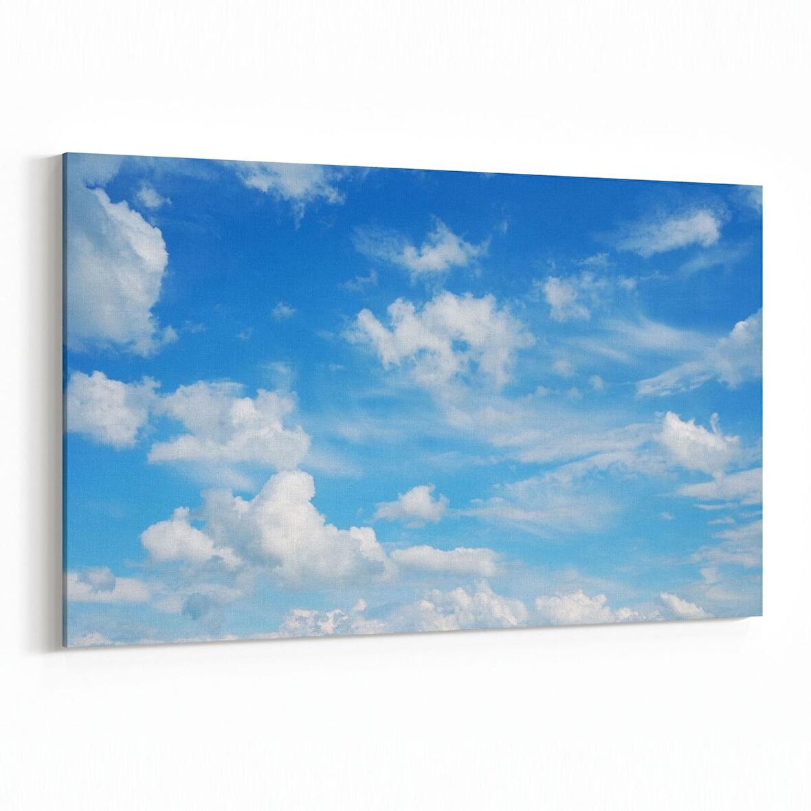 Olla 15619Y Gökyüzü Bulut Görseli  Yatay Kanvas Tablo (Ölçü: 120X80)