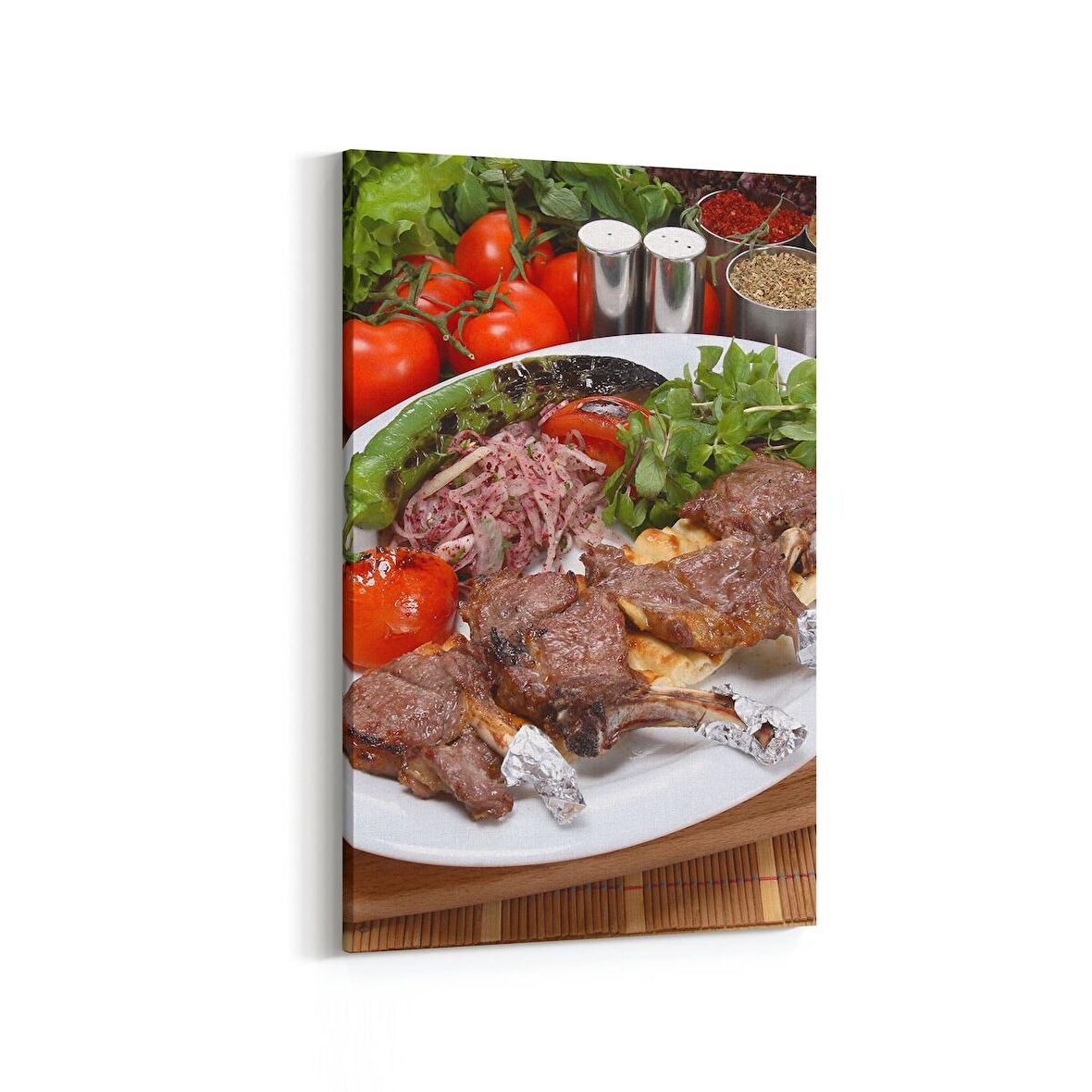 Olla 15282D Gıda Görseli Dikey Kanvas Tablo (Ölçü: 20X30)