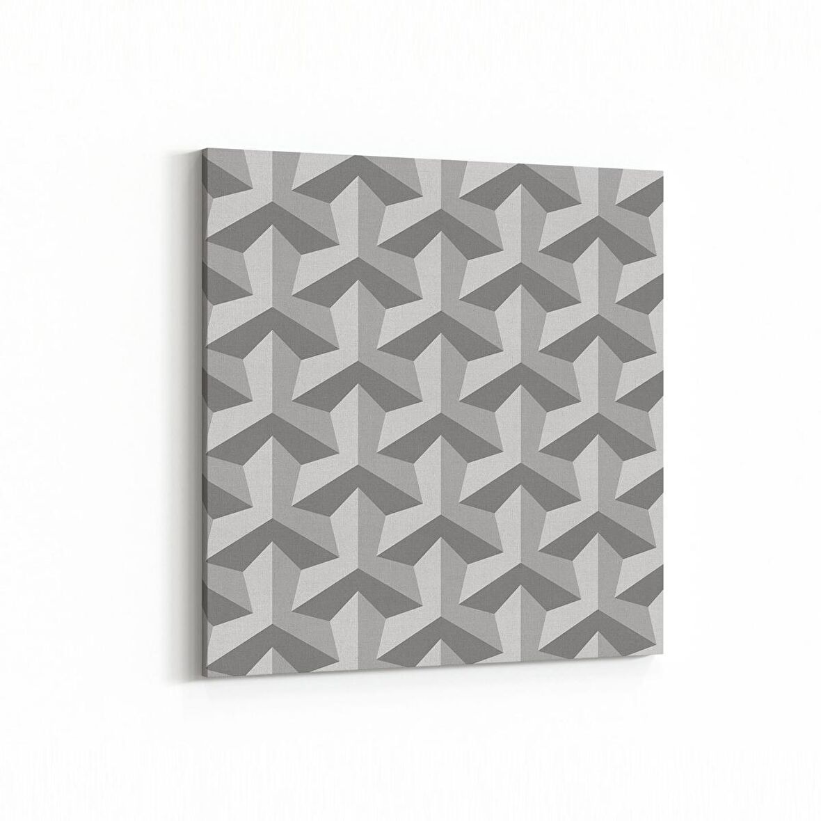 Olla 14944K Geometrik Desen Görseli Kare Kanvas Tablo (Ölçü: 30X30)