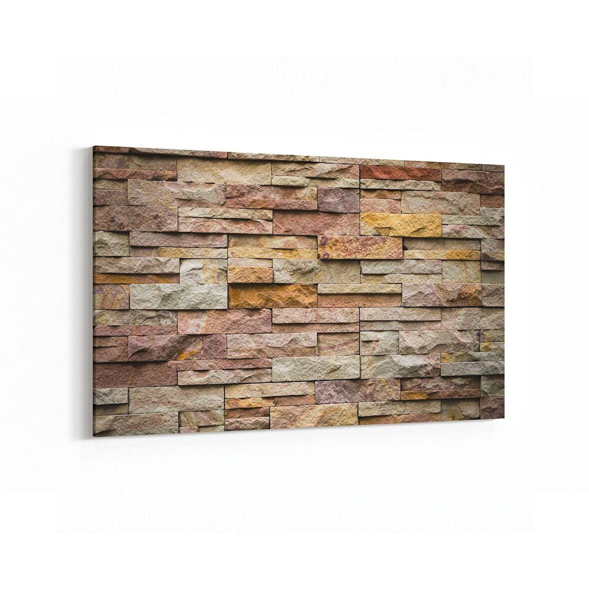 Olla 17358Y Taş / Tuğla Görseli Yatay Kanvas Tablo (Ölçü: 70X50)