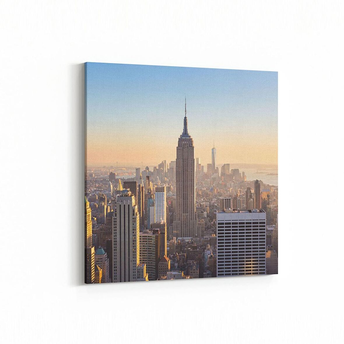 Olla 18422K Yapı Görseli Kare Kanvas Tablo (Ölçü: 25X25)