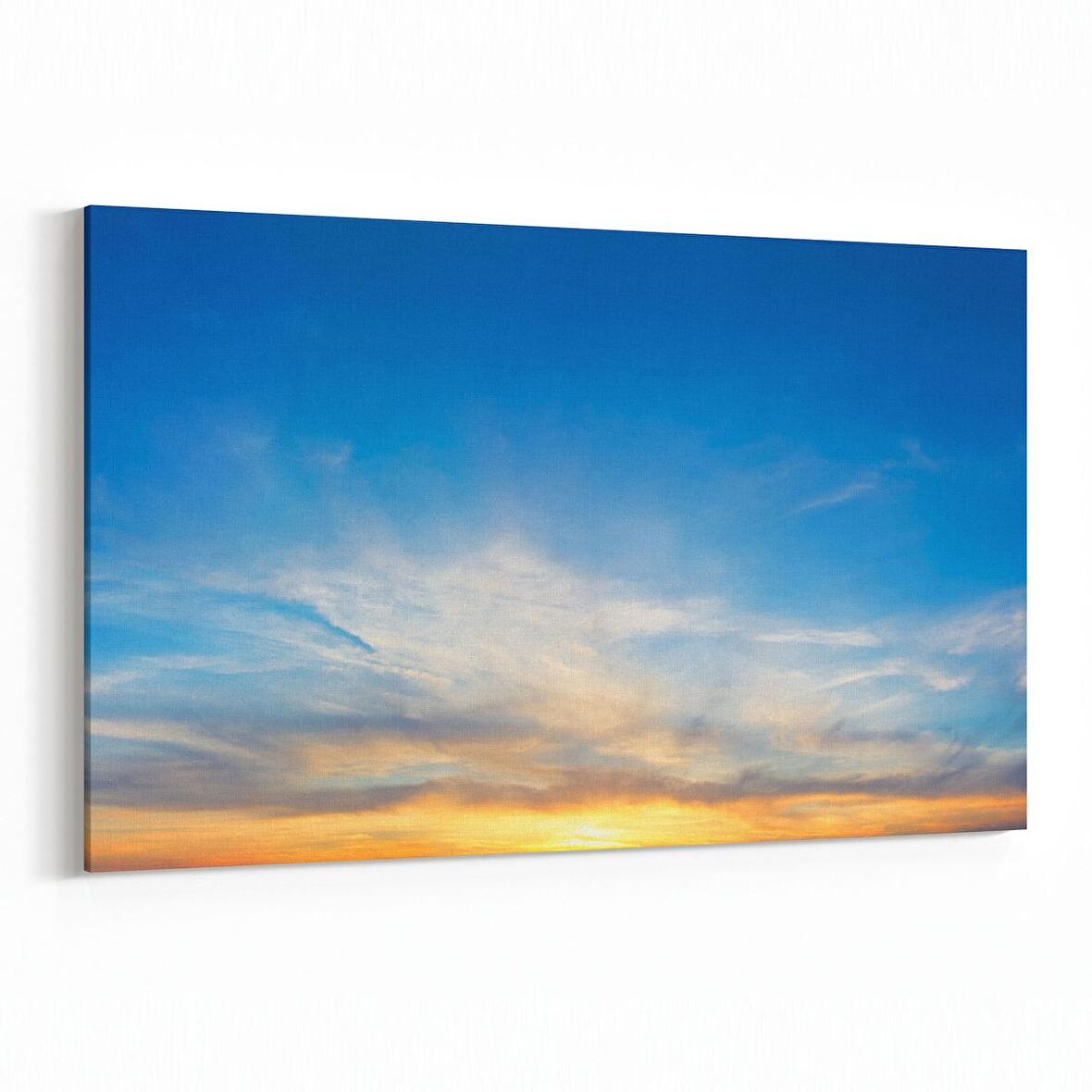 Olla 15954Y Günbatımı Görseli Yatay Kanvas Tablo (Ölçü: 90X60)