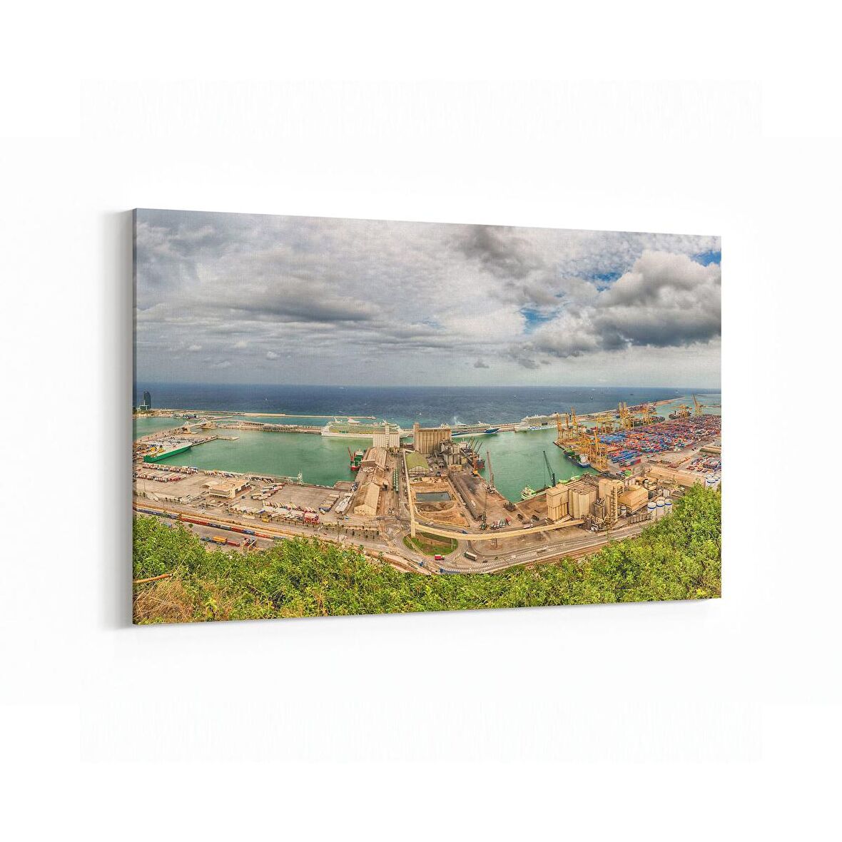 Olla 18896Y Yapı Görseli Yatay Kanvas Tablo (Ölçü: 45X30)