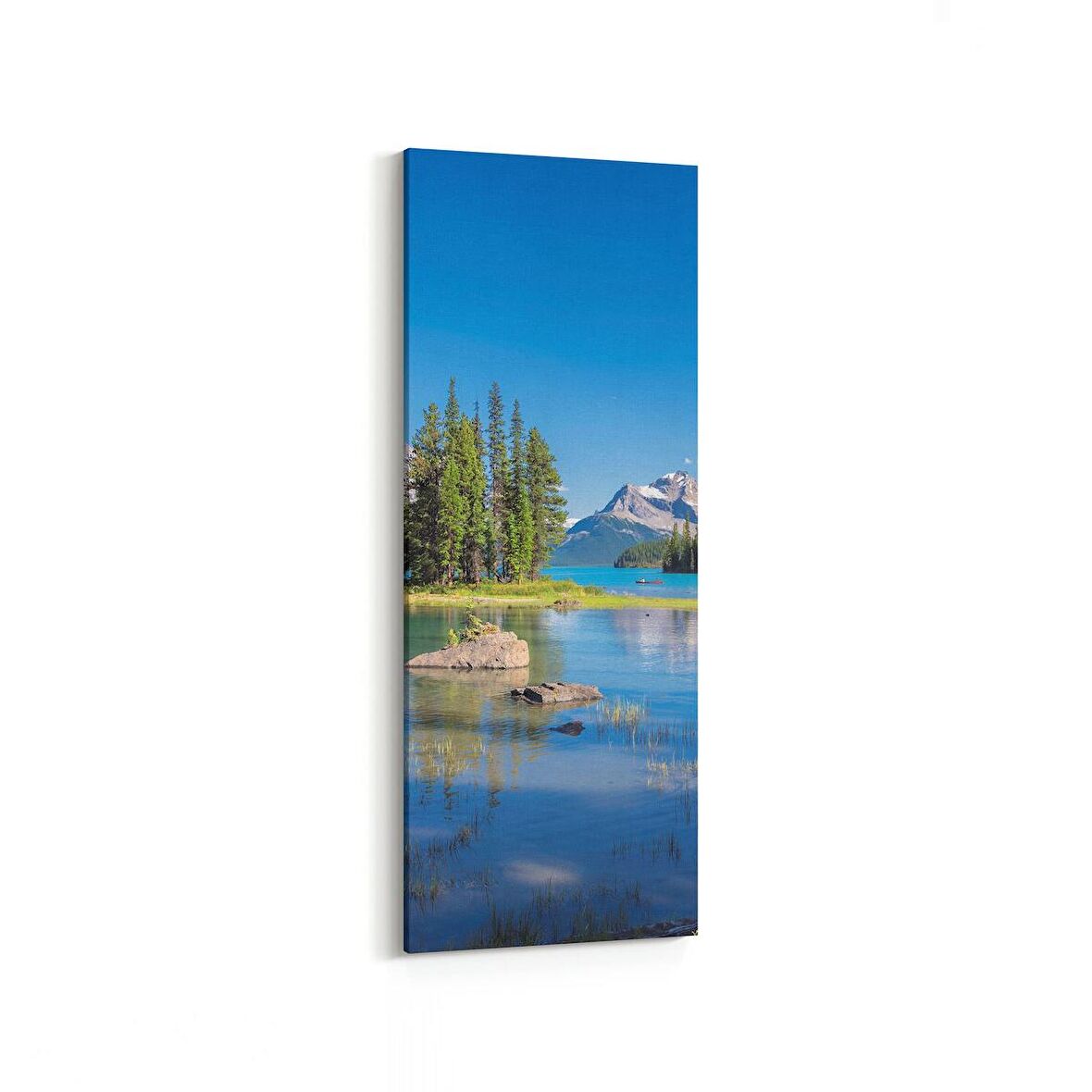 Olla 13163DI Doğa / Manzara Görseli Dikey İnce Kanvas Tablo (Ölçü: 40X120)