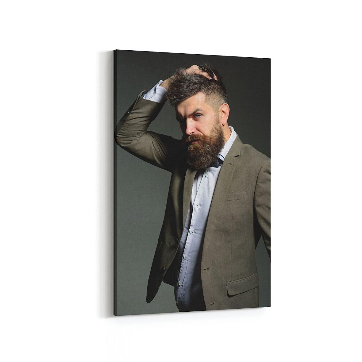 Olla 16792D Model / Manken Görseli Dikey Kanvas Tablo (Ölçü: 100X150)