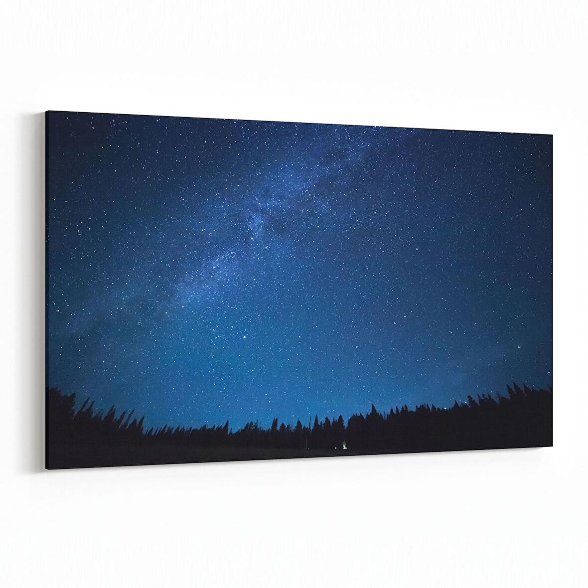 Olla 14751Y Gece Gökyüzü Görseli Yatay Kanvas Tablo (Ölçü: 90X60)