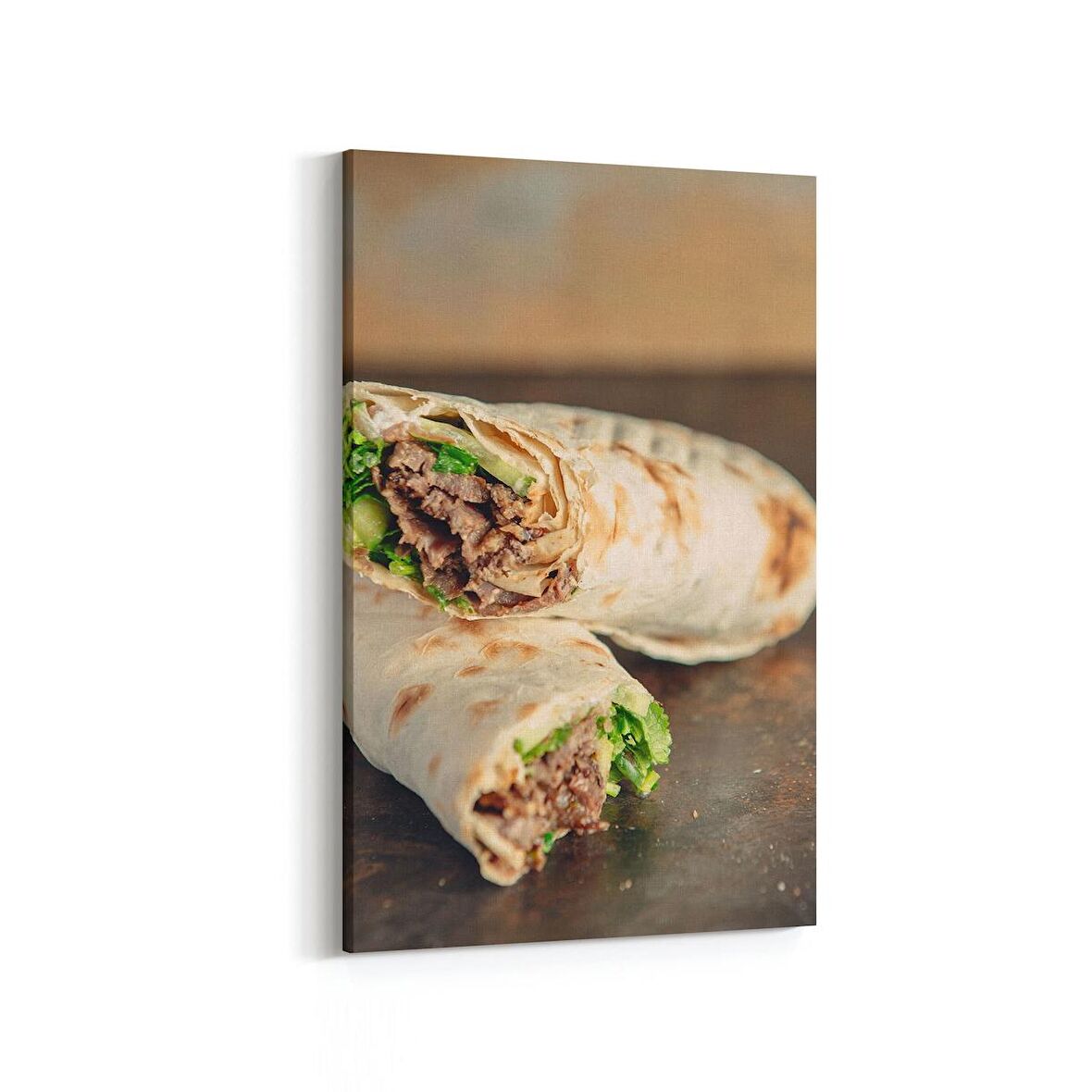 Olla 15073D Gıda Görseli Dikey Kanvas Tablo (Ölçü: 80X120)