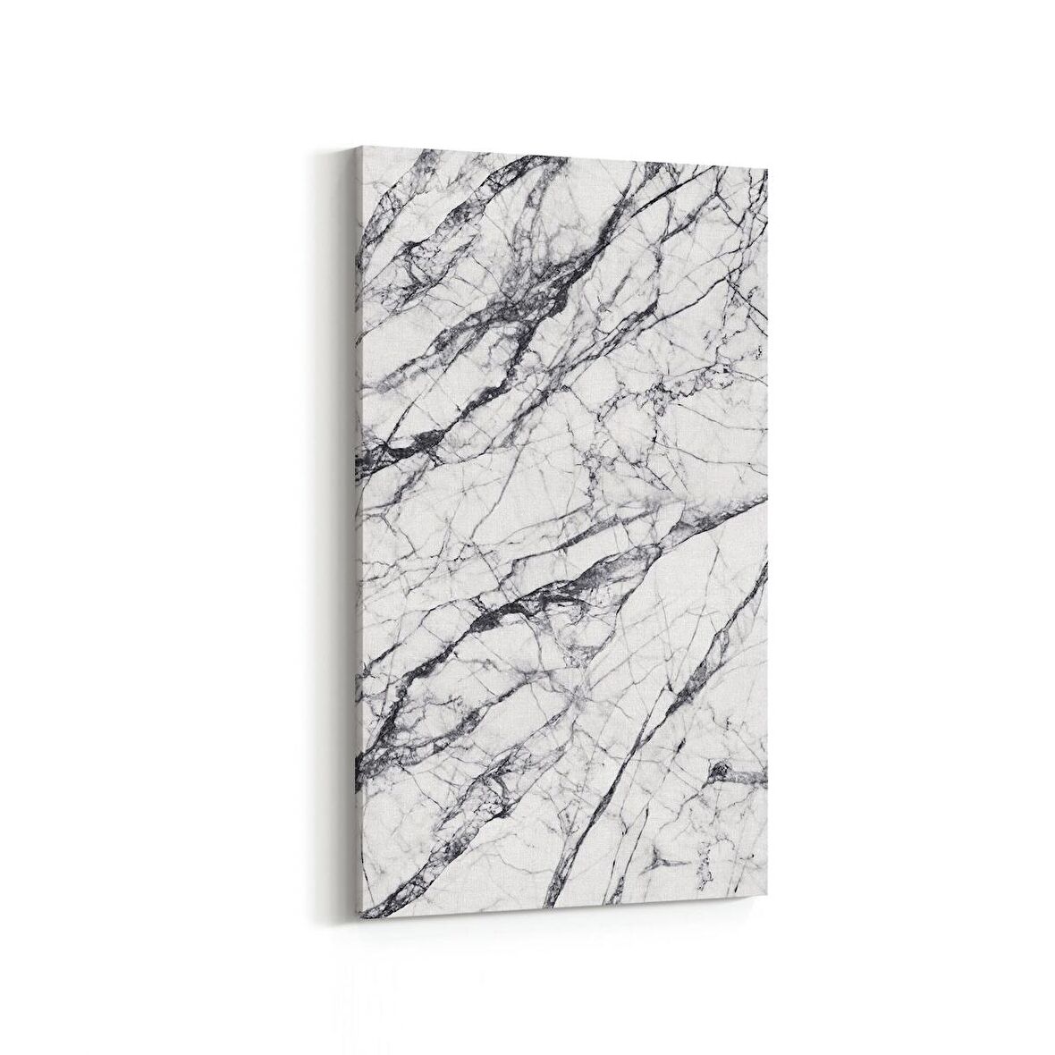 Olla 16724DD Mermer Desen Görsel Dikey Dar Kanvas Tablo (Ölçü: 40X80)