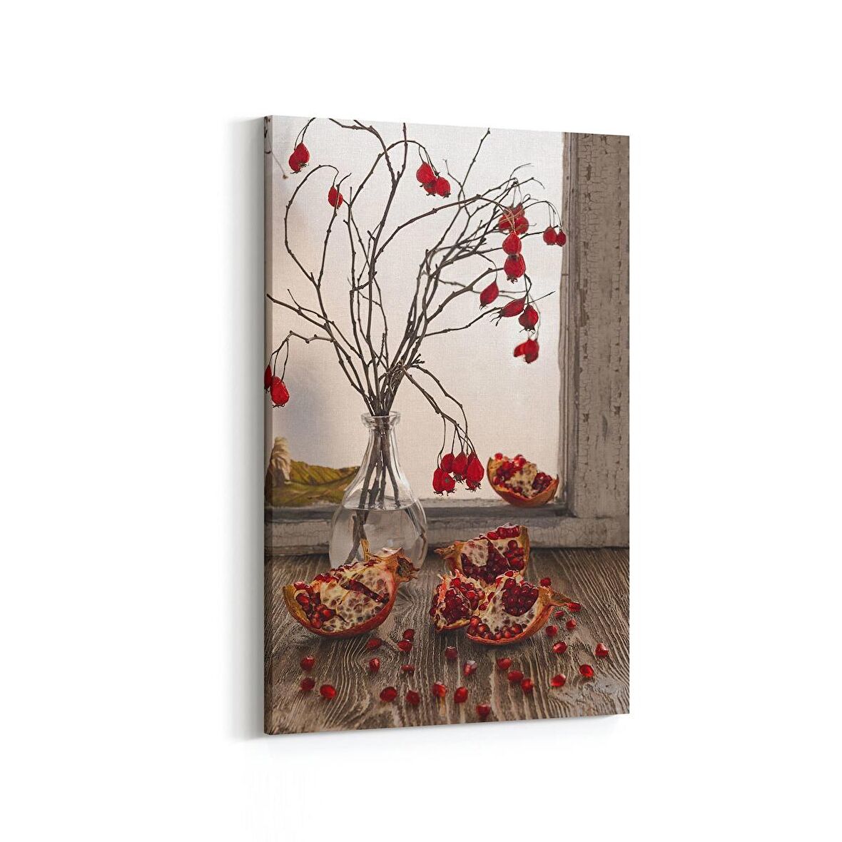 Olla 15307D Gıda Görseli Dikey Kanvas Tablo (Ölçü: 100X150)