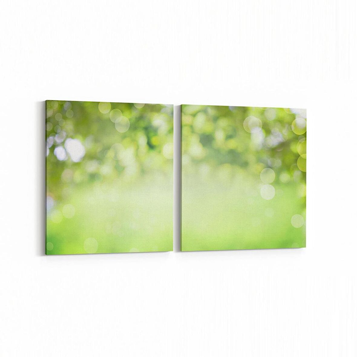 Olla 13632K2Y Doğa / Manzara Görseli Kare 2'li Yatay Kanvas Tablo (Ölçü: 65X30)
