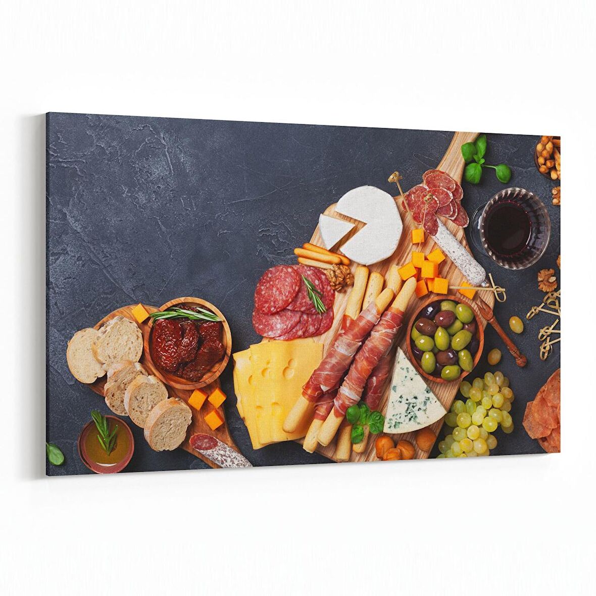 Olla 15065Y Gıda Görseli Yatay Kanvas Tablo (Ölçü: 90X60)