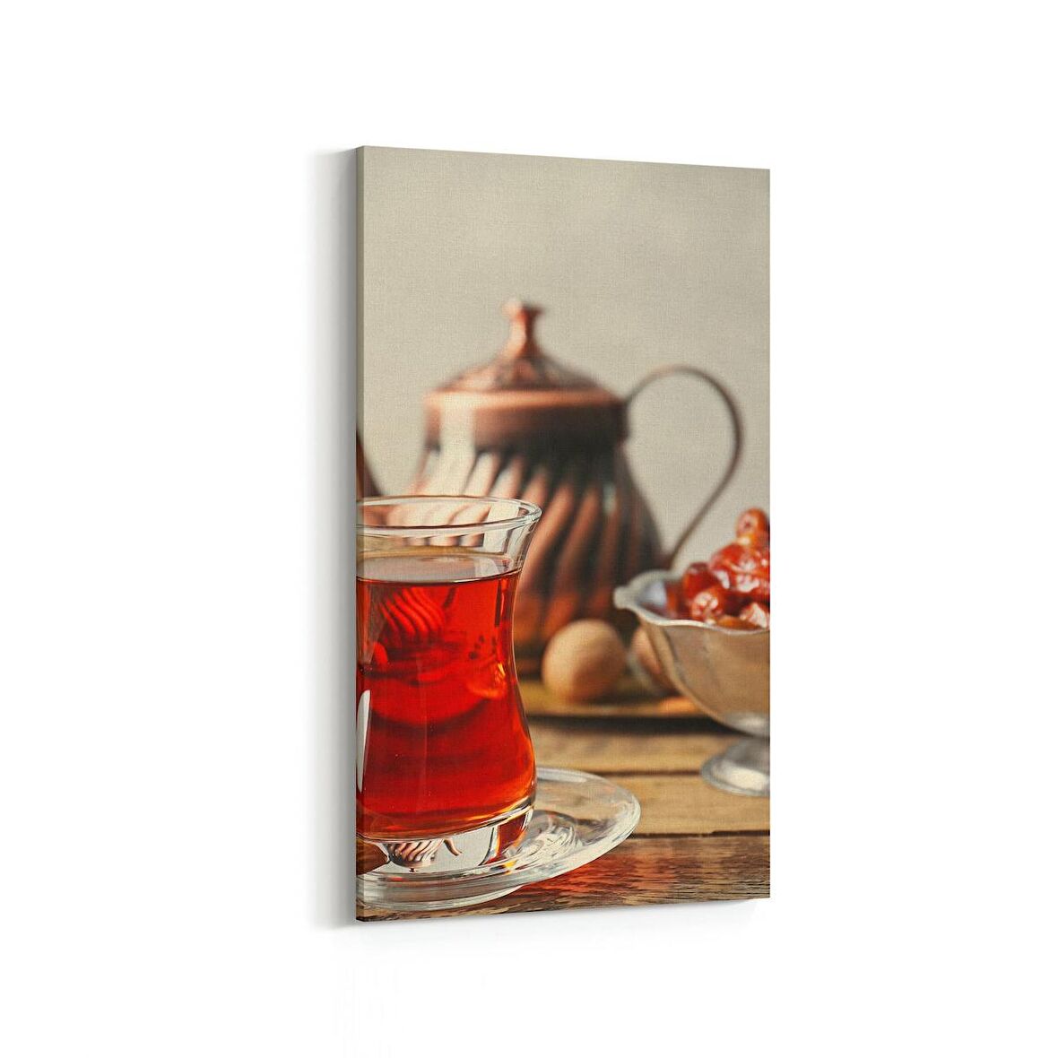 Olla 15230DD Gıda Görseli Dikey Dar Kanvas Tablo (Ölçü: 40X80)