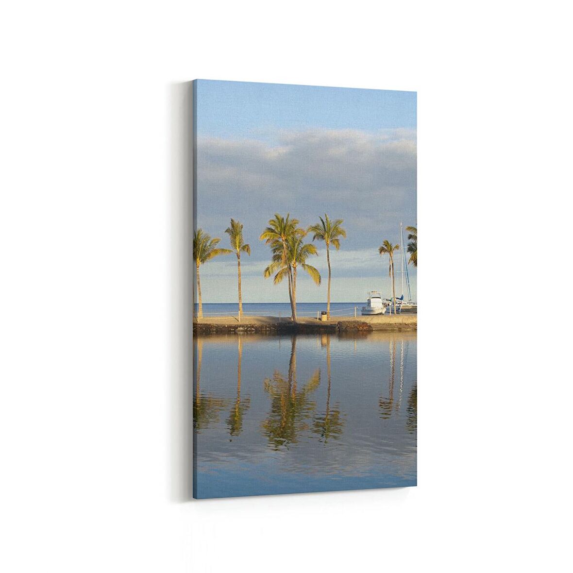 Olla 13260DD Doğa / Manzara Görseli Dikey Dar Kanvas Tablo (Ölçü: 30X60)