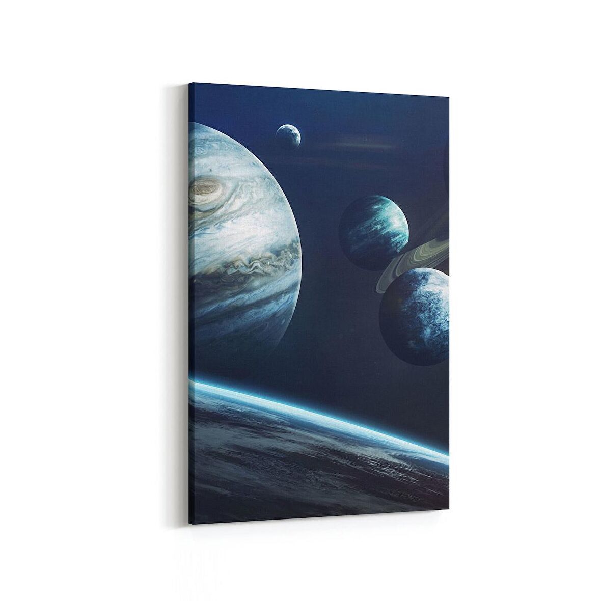 Olla 17678D Uzay Görseli Dikey Kanvas Tablo (Ölçü: 60X90)