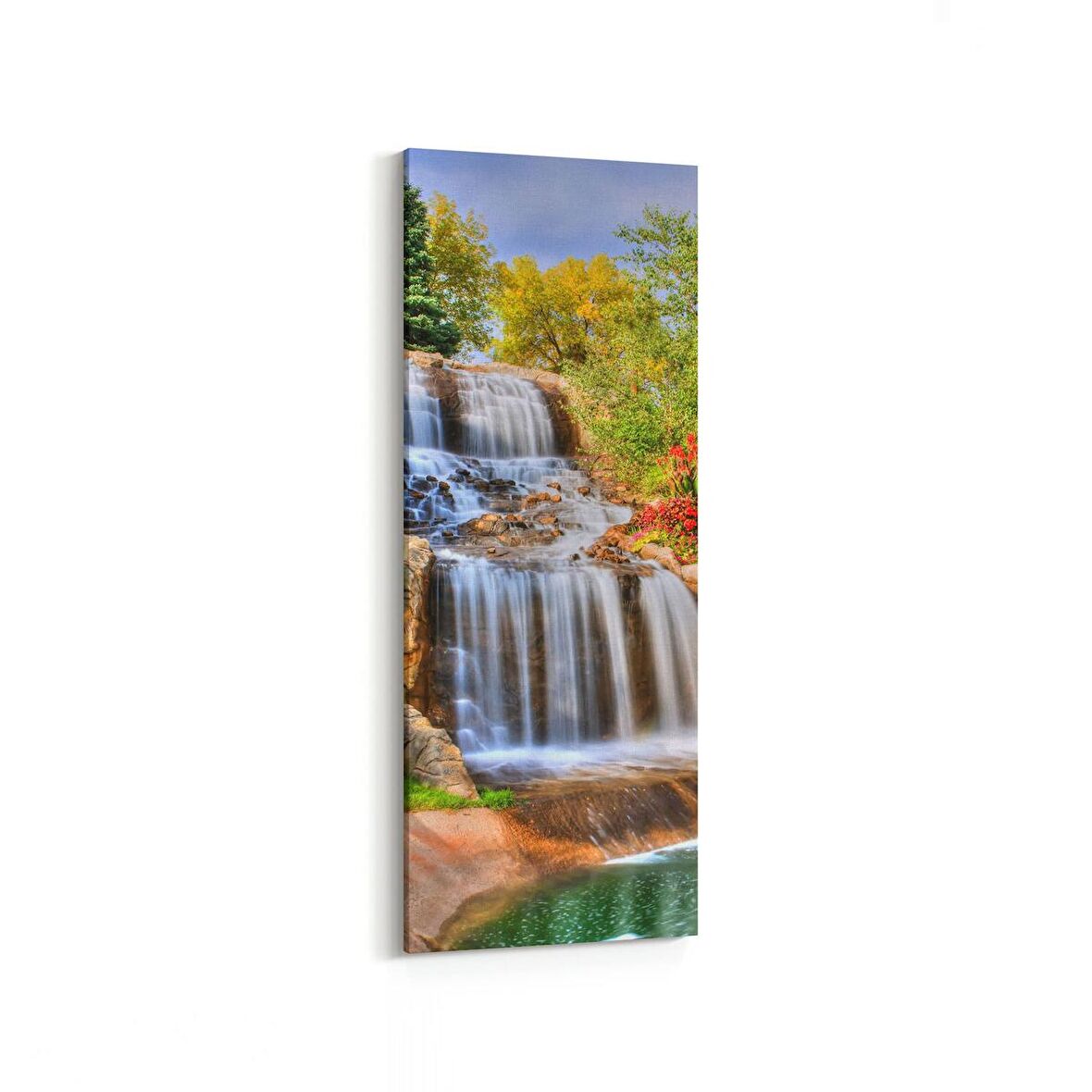 Olla 13450DI Doğa / Manzara Görseli Dikey İnce Kanvas Tablo (Ölçü: 40X120)