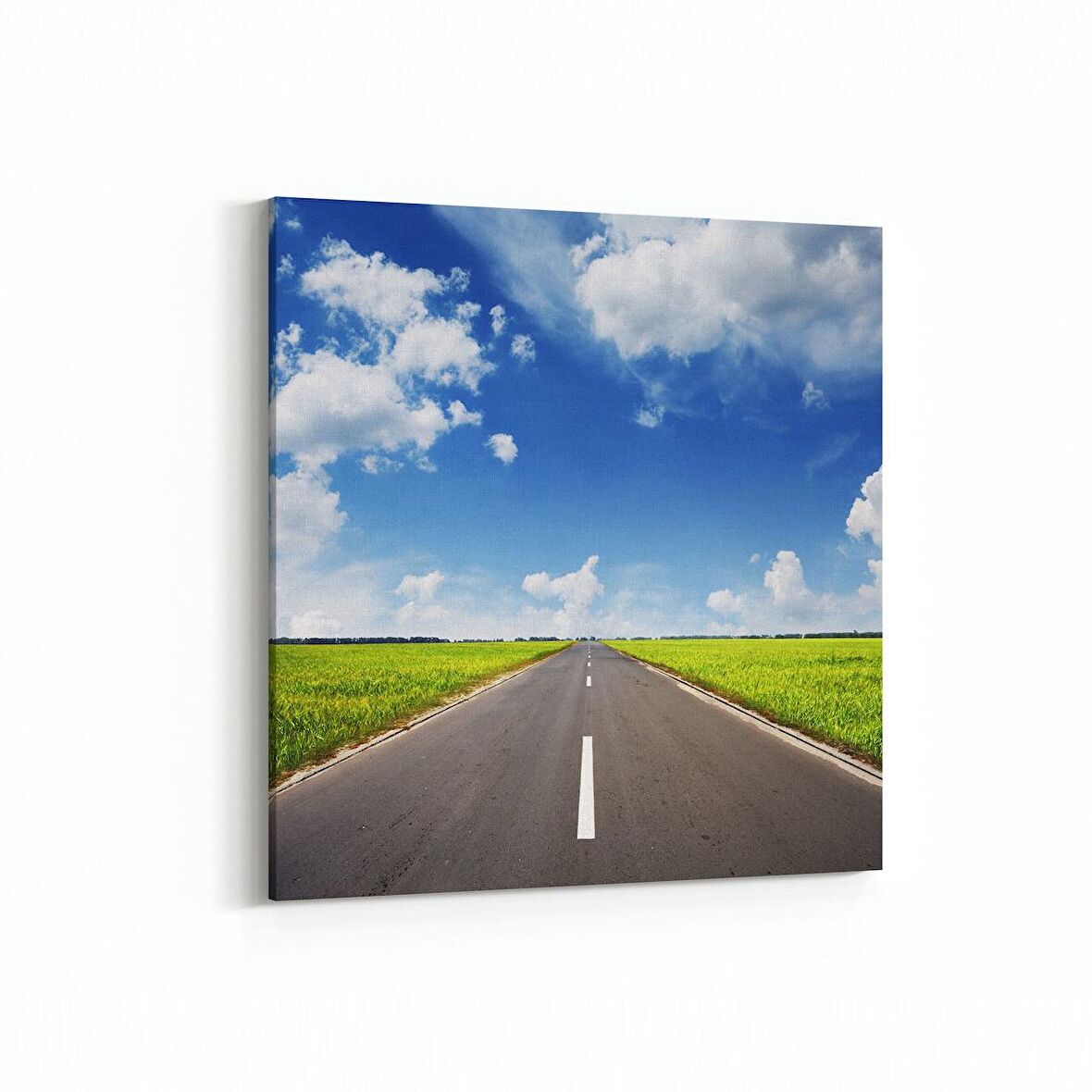 Olla 13357K Doğa / Manzara Görseli Kare Kanvas Tablo (Ölçü: 25X25)