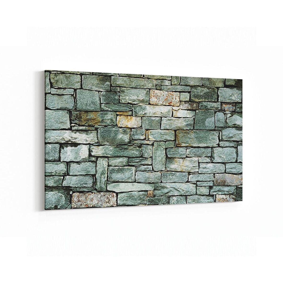 Olla 17406Y Taş / Tuğla Görseli Yatay Kanvas Tablo (Ölçü: 150X100)