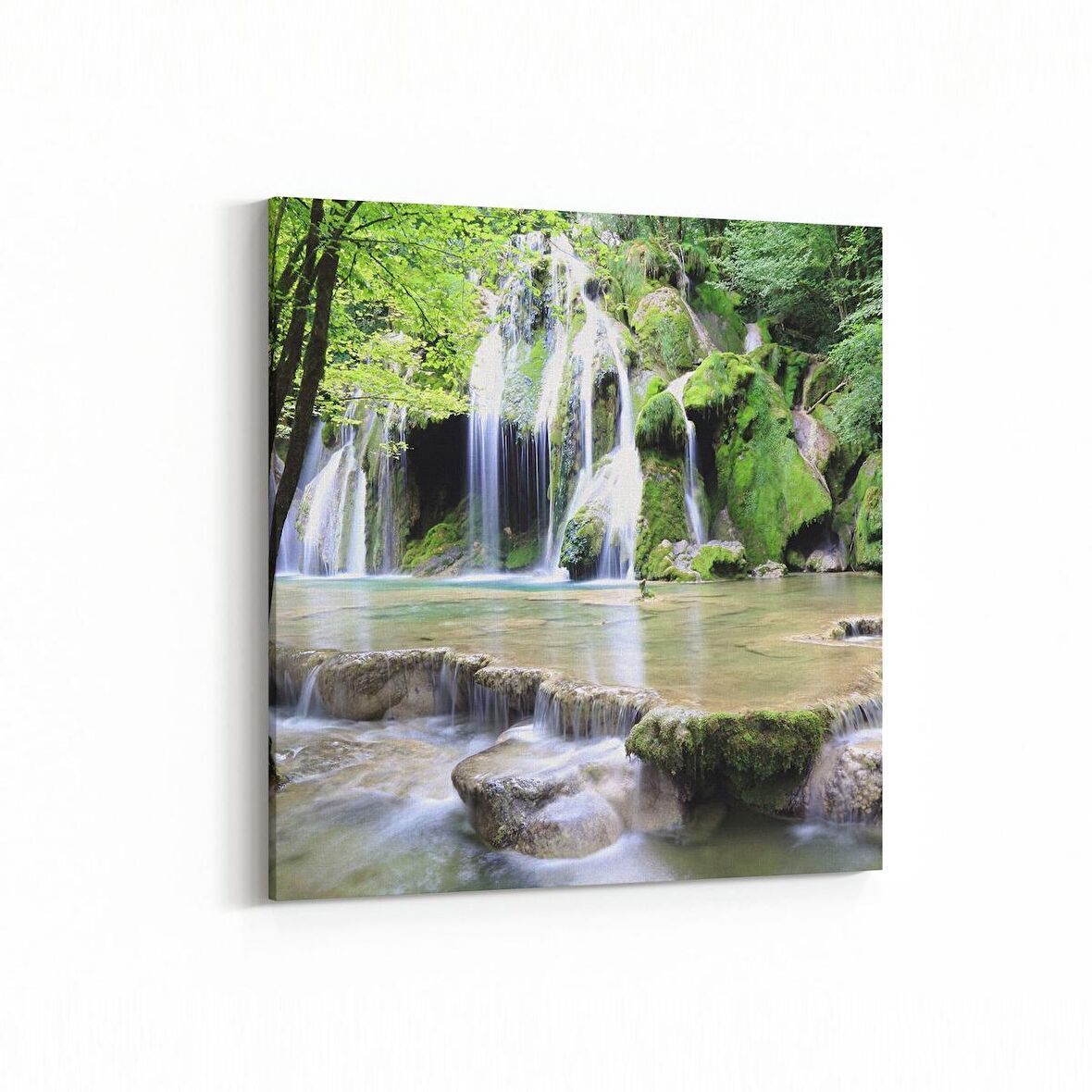 Olla 14112K Doğa / Manzara Görseli Kare Kanvas Tablo (Ölçü: 25X25)