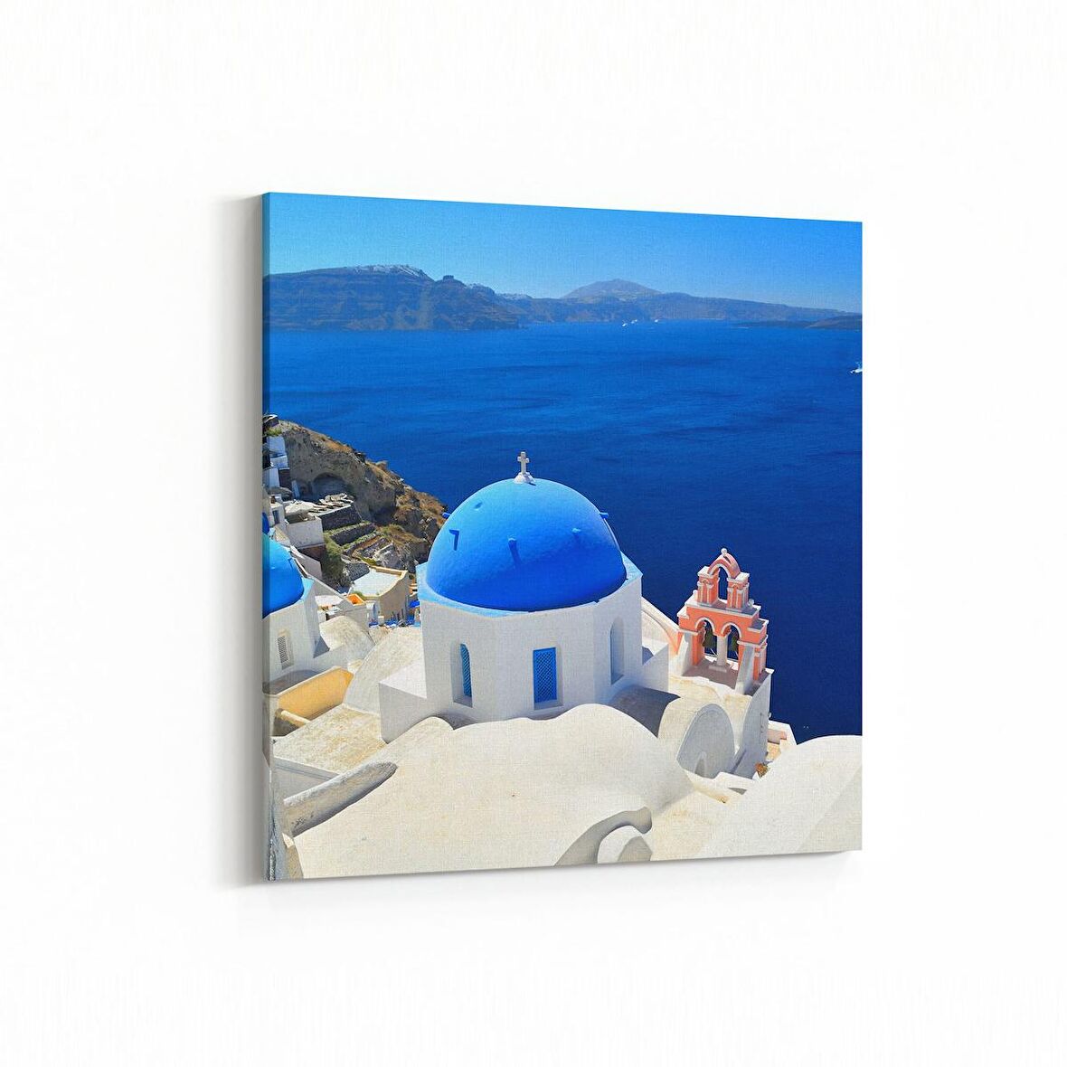 Olla 18435K4 Yapı Görseli Kare 4'lü Kanvas Tablo (Ölçü: 65X65)